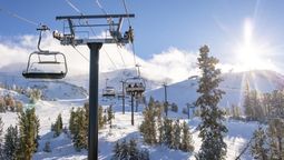 California se pone a punto con la nieve.