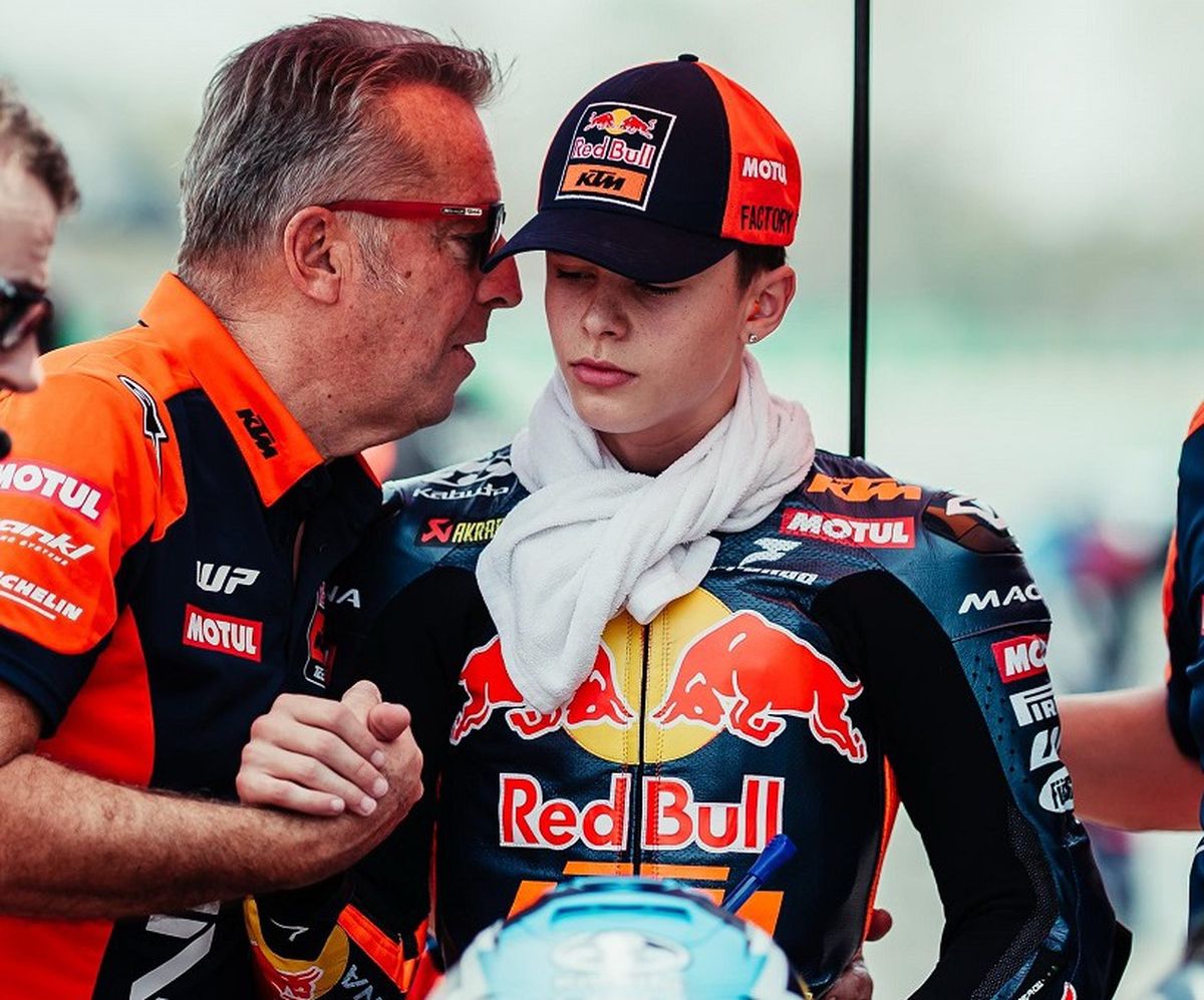 Valent&iacute;n Perrone quiere completar en Termas su primera carrera en Moto3.