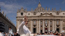 El papa León XIV en el Vaticano.