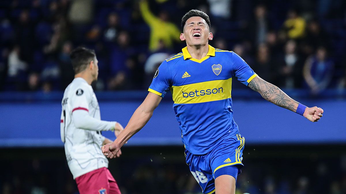 Luis Vázquez marcó un doblete en la goleada de Boca sobre Monagas.