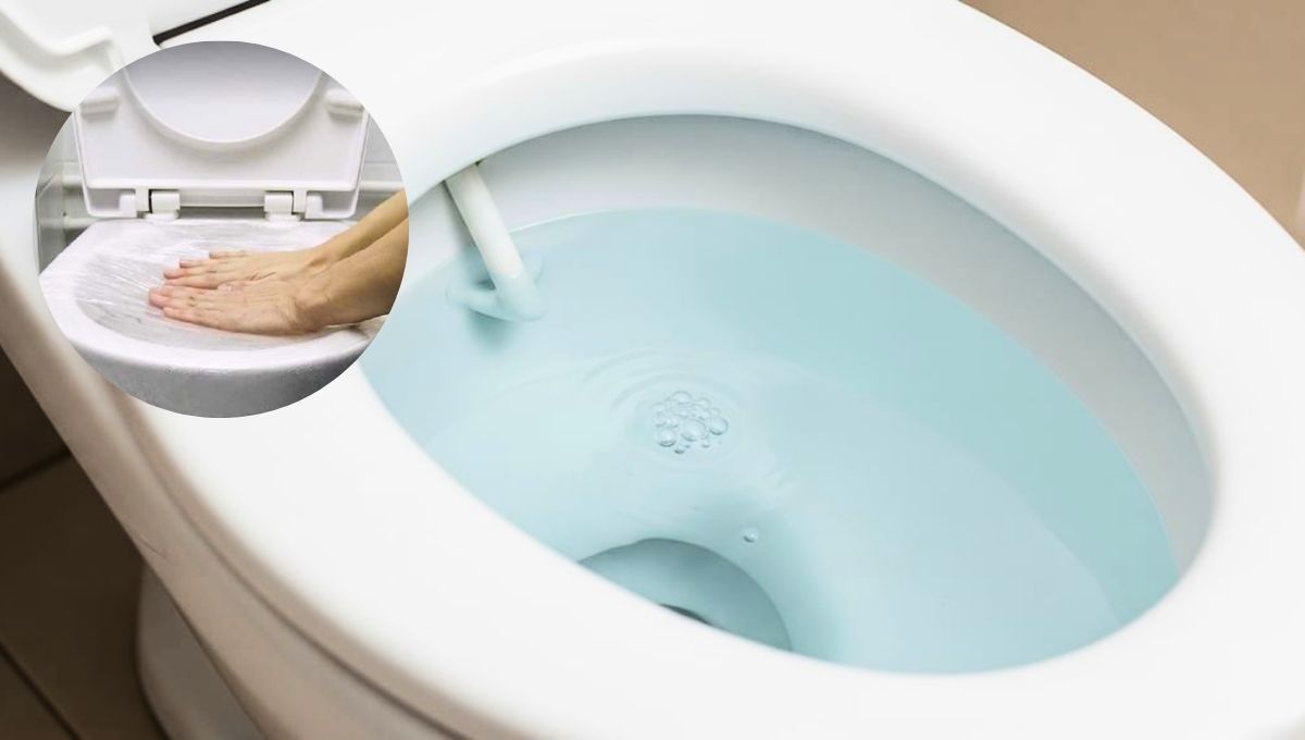 Encintar el agujero de tu inodoro puede ser un efectivo truco casero