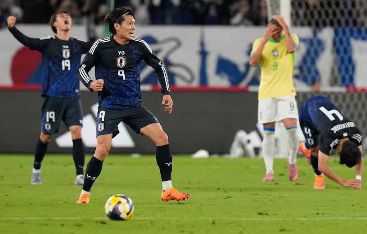 Japón sorprendió a la Selección de Brasil con una remontada histórica rumbo al Mundial 2026
