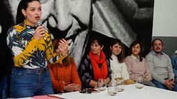 Legisladores y militantes de varios departamentos acompañaron a Flor Destéfanis en Las Heras.