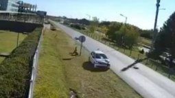 Video: buscan a un conductor que atropelló