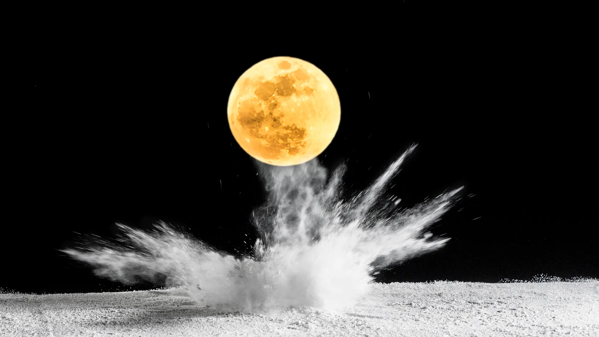 Un gran cráter puede formarse en la Luna de confirmarse el impacto. Un gran cráter puede formarse en la Luna de confirmarse el impacto. 