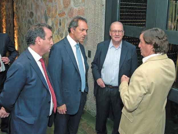 Empresarios fueron a ver a Scioli como si fuera un futuro presidente