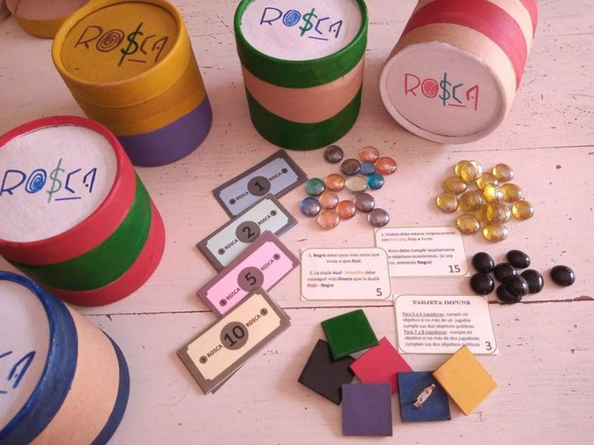 Rosca es un juego de mesa sobre pol&iacute;tica y econom&iacute;a creado por Nicol&aacute;s Marengo.