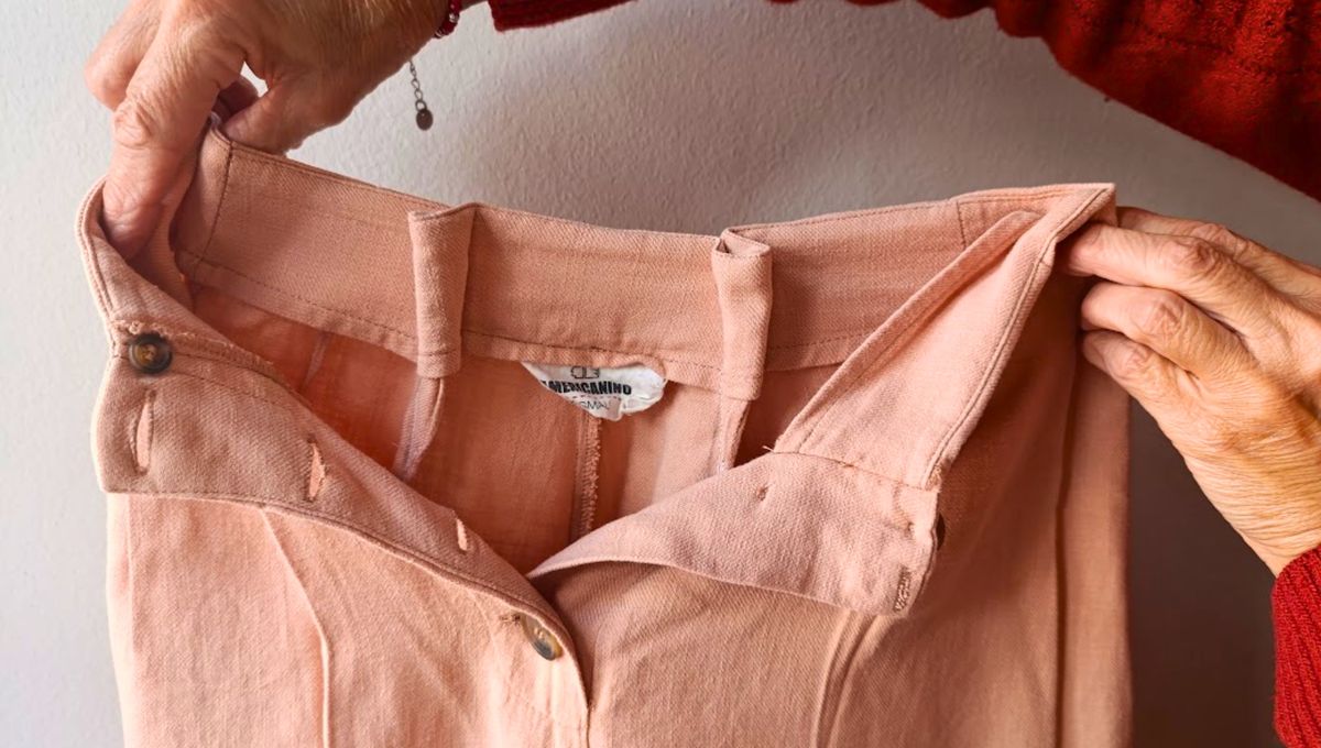 Cómo hacer 2 pinzas perfectas en la cintura del pantalón: con un truco de costurera experta