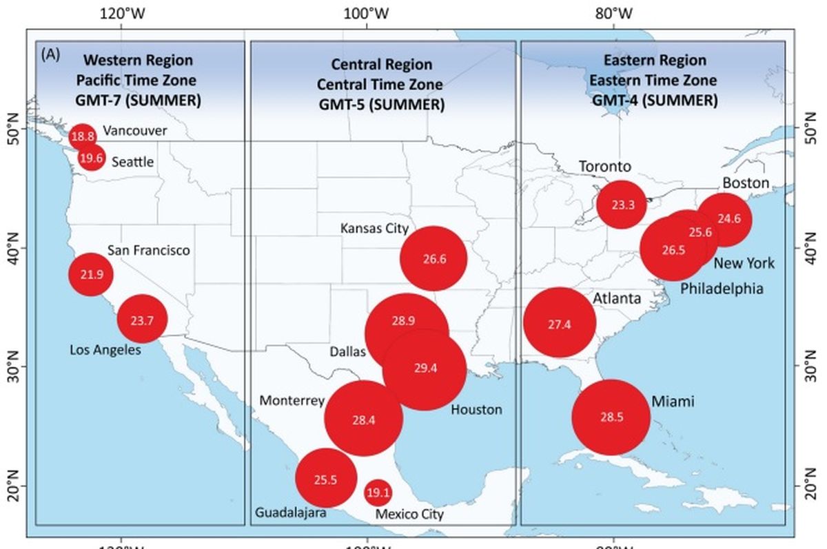 Estas son las ciudades que se ven afectadas por las altas temperaturas Estas son las ciudades que se ven afectadas por las altas temperaturas