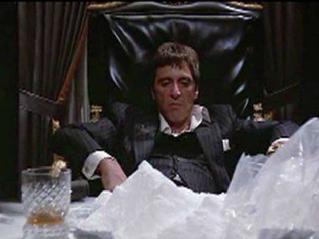¿Qué esnifan los actores en una escena de cocaína?