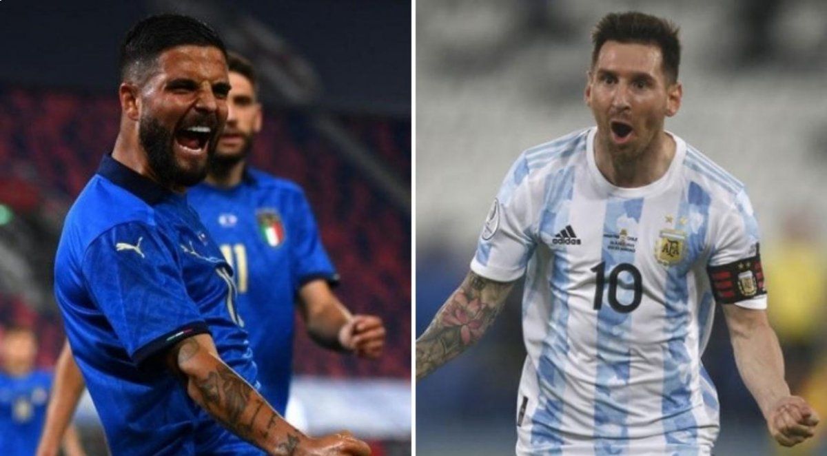 La Selección Argentina e Italia, en el Diego Maradona