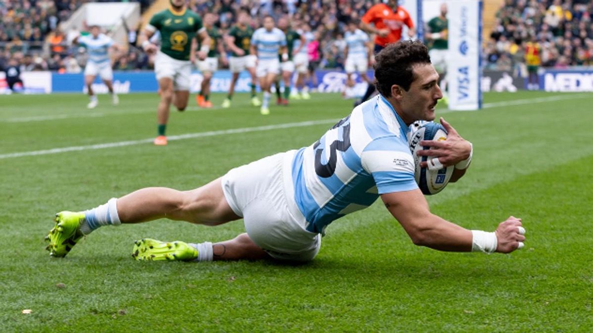Isgr&oacute; hizo el &uacute;ltimo try de Los Pumas en el Rugby Championship.