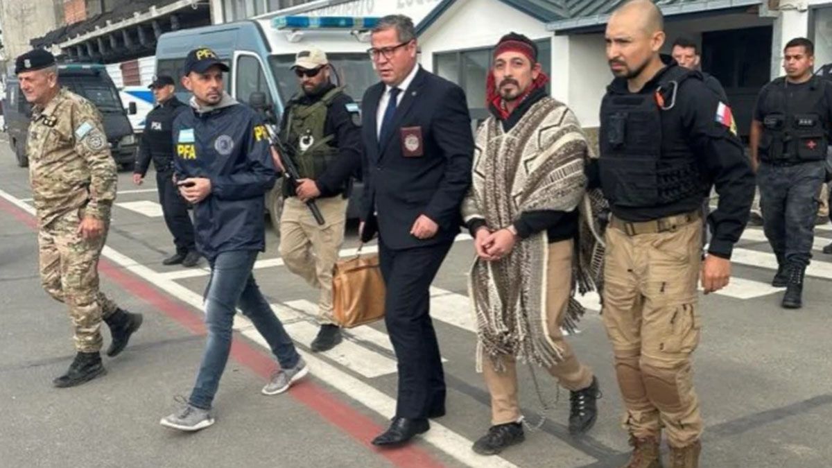 Extradición de Jones Huala: así trasladaron las fuerzas especiales al líder mapuche