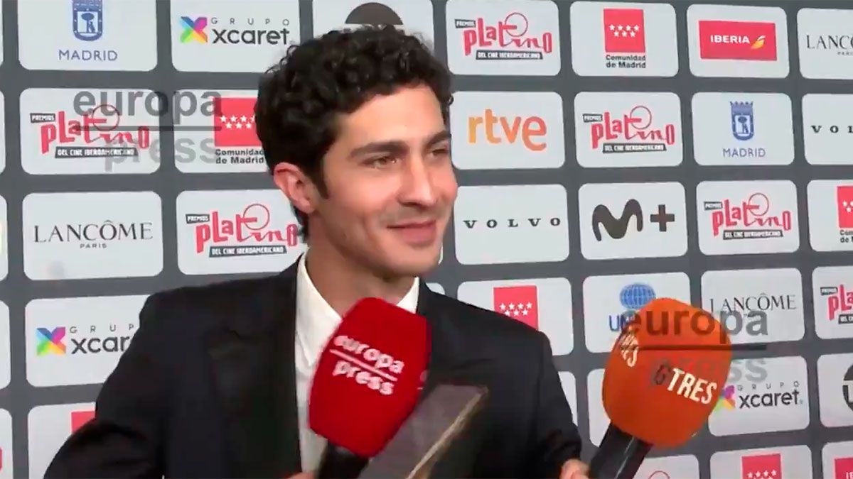 Ricardo "el Chino" Darín estuvo en los Premios Platino.