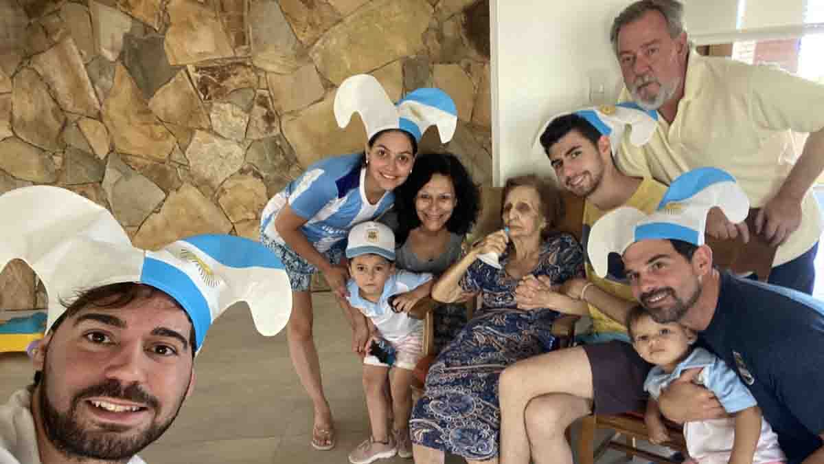 Los Destéfanis en familia.