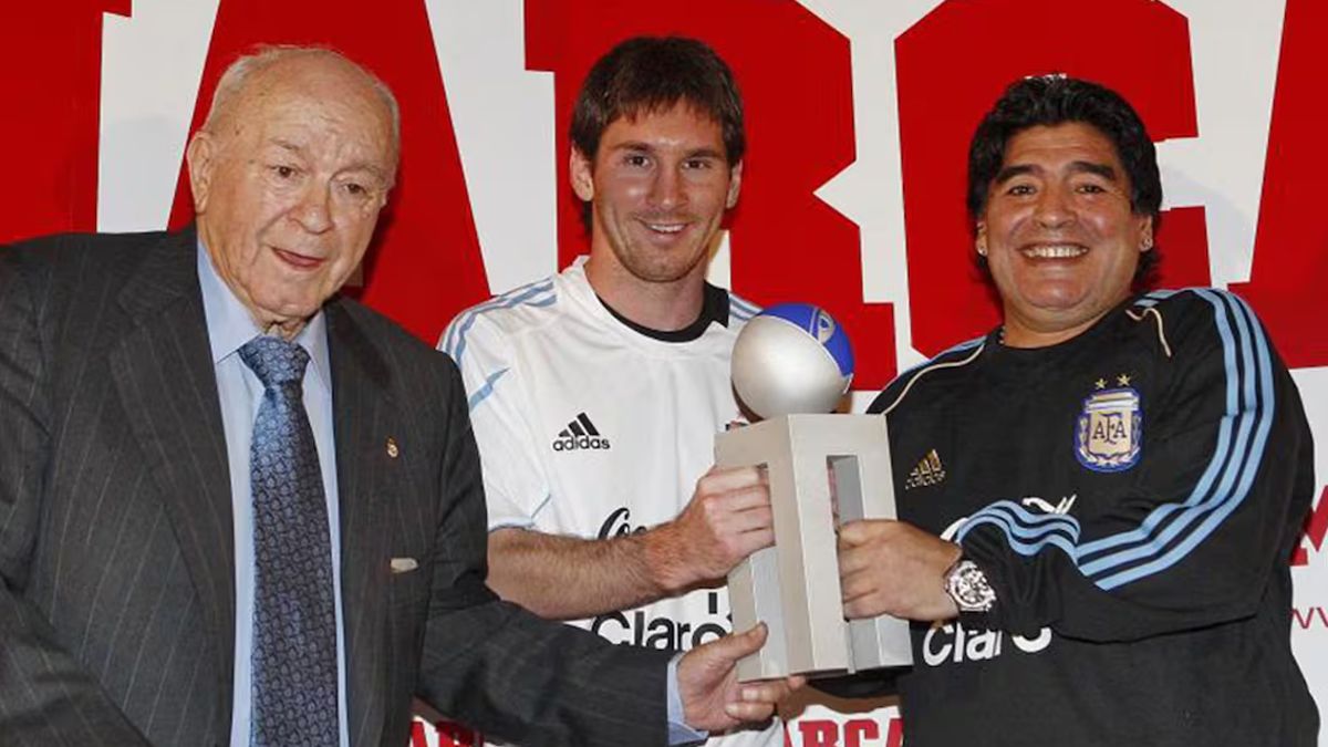 Qué lugar ocupan Messi, Maradona y Di Stéfano en un ranking de los 55 mejores futbolistas de la historia