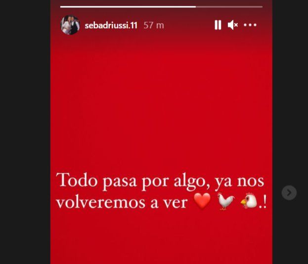 Sebastián Driussi le dedicó un mensaje a la gente de River.