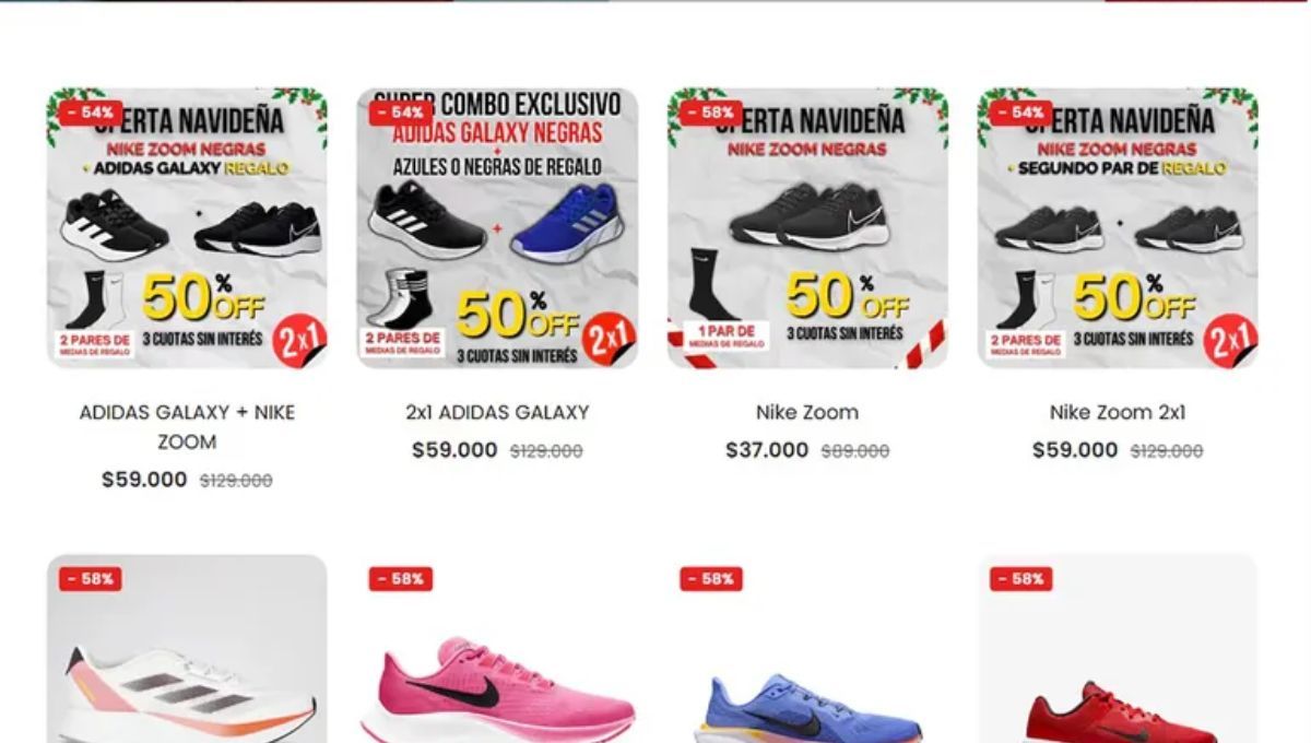 Alerta por nueva estafa virtual: se hacen pasar por una conocida tienda deportiva Alerta por nueva estafa virtual: se hacen pasar por una conocida tienda deportiva