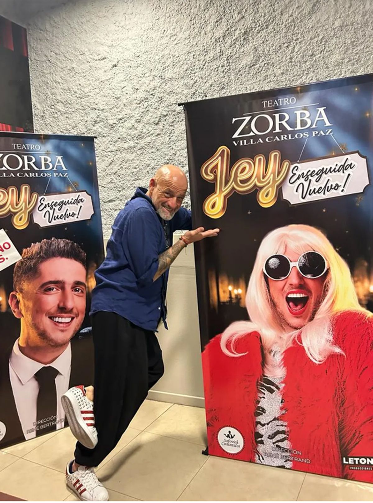 El espectáculo de Jey Mammón está producido por Sofovich. El espectáculo de Jey Mammón está producido por Sofovich.