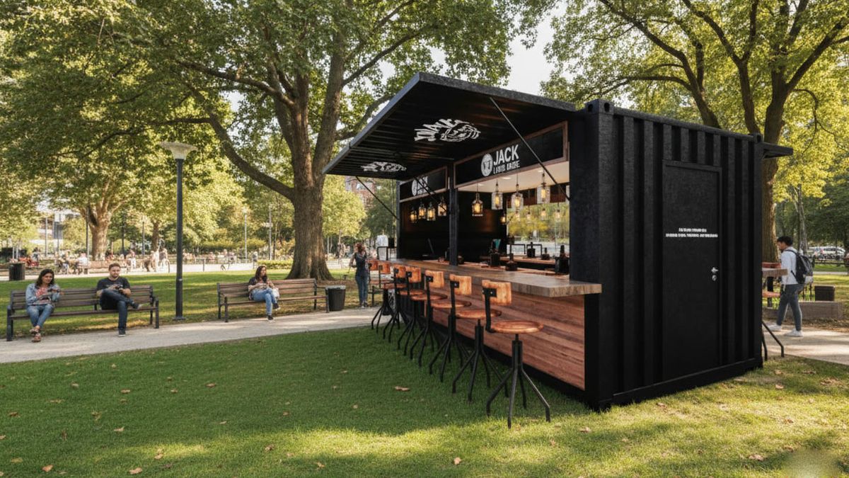 Café container modular.