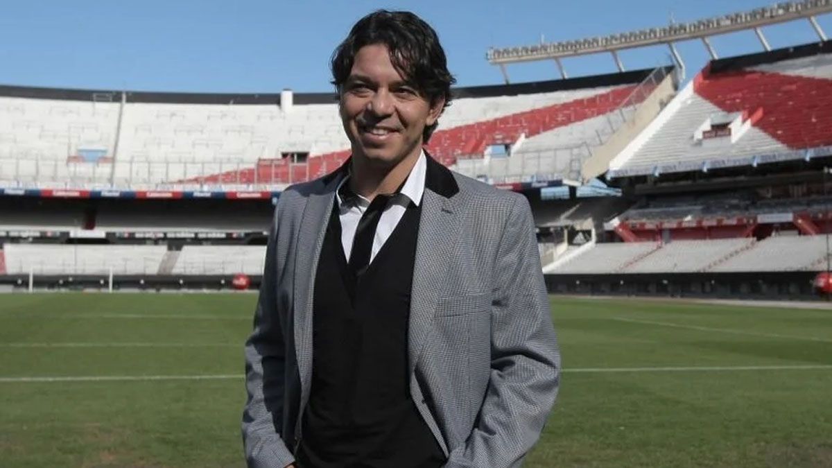 El Muñeco cuando asumió en River