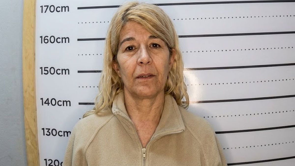 Claudia Sgró en el prontuarios del Sistema Penitenciario Provincial. Cumple condena firme por fraude con fondos de la Municipalidad de Guaymallén.
