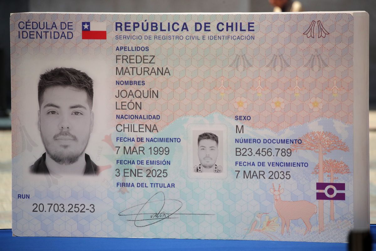 Cédula Chile. Cédula Chile. 