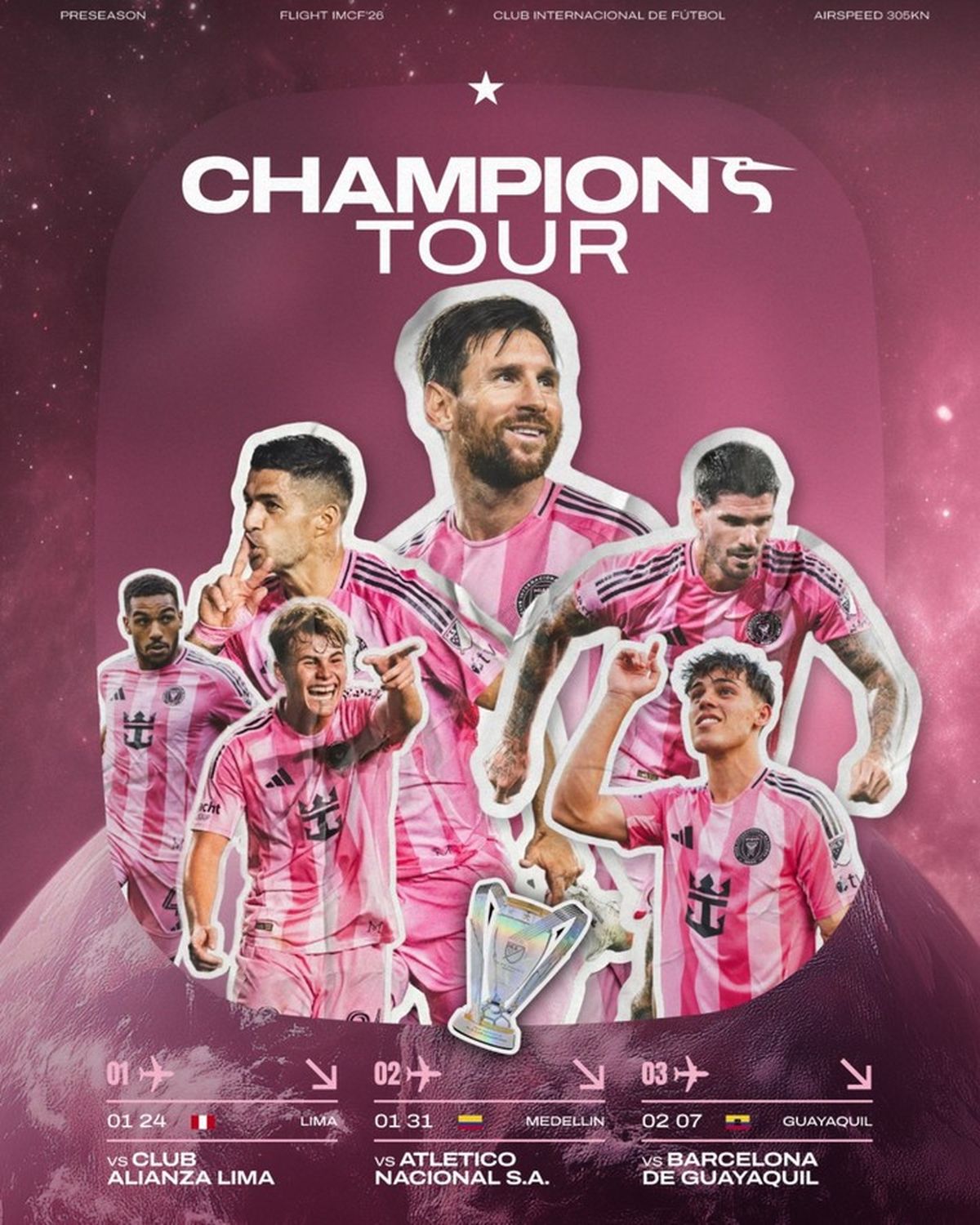 La gira de Inter Miami por Sudam&eacute;rica, con Lionel Messi a la cabeza, no se detiene.