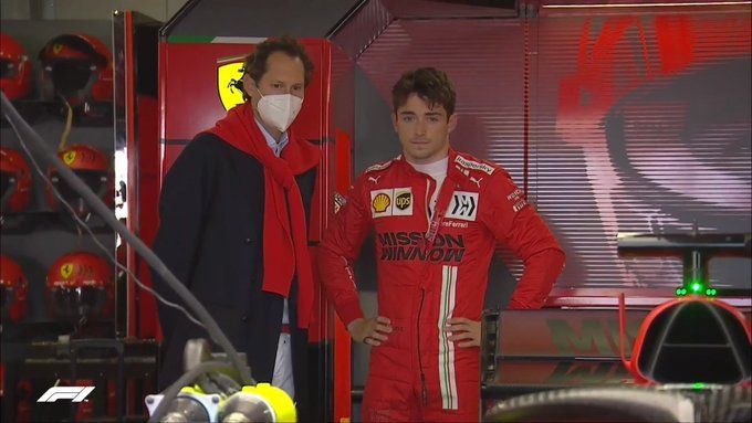 Charles Leclerc no pudo largar en Mónaco.