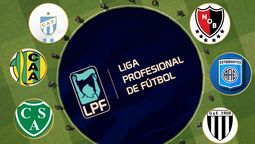 Los equiposque luchan por no descender de la Liga Profesional.