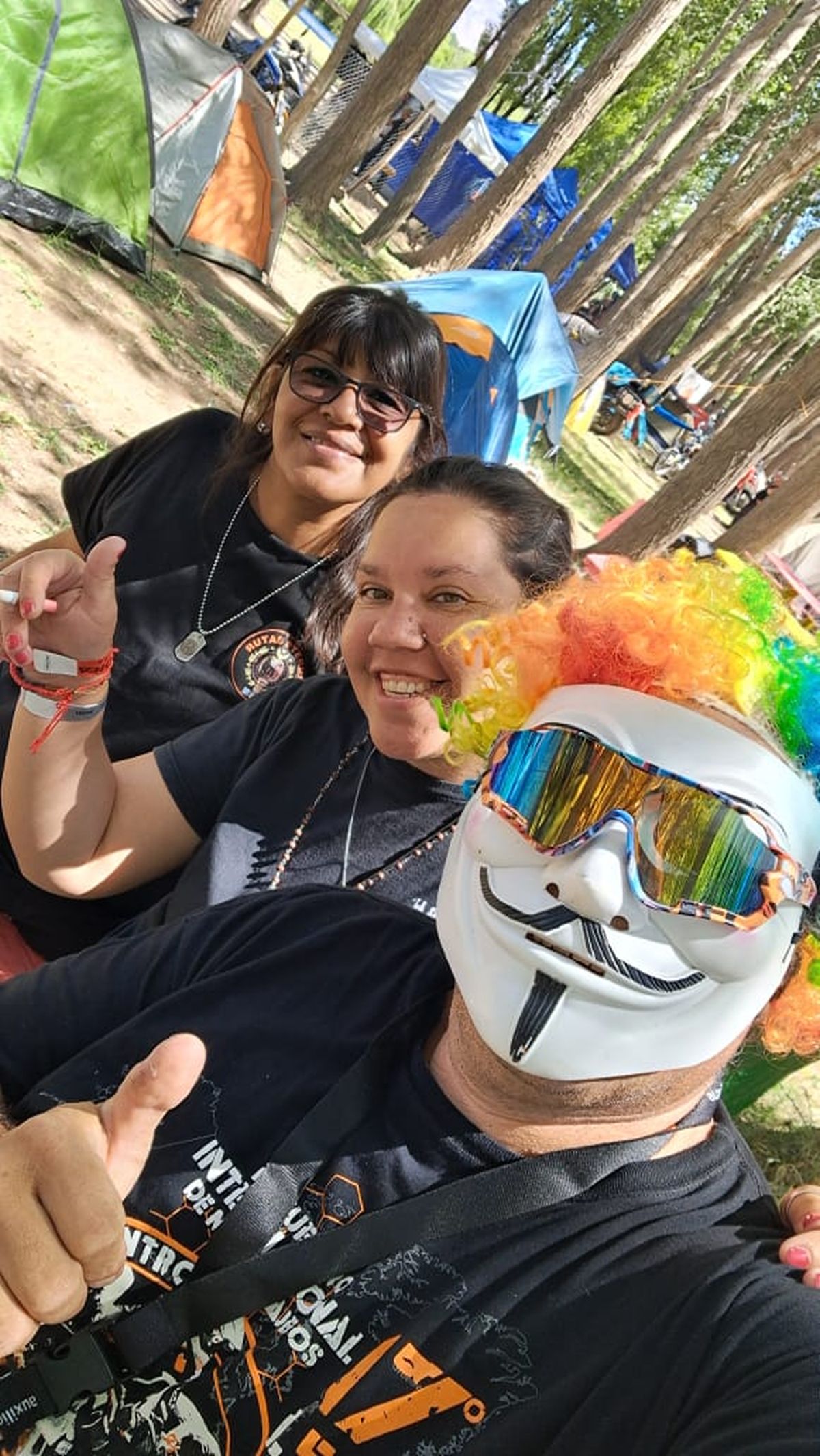 La fiesta de los participantes del Encuentro Cristo Redentor en el Camping de Uspallata. La fiesta de los participantes del Encuentro Cristo Redentor en el Camping de Uspallata.