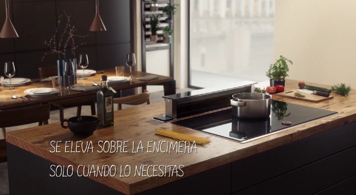 Extractor telescópico, la tendencia en cocinas vanguardistas. Foto: YouTube Neff Electrodomésticos Extractor telescópico, la tendencia en cocinas vanguardistas. Foto: YouTube Neff Electrodomésticos