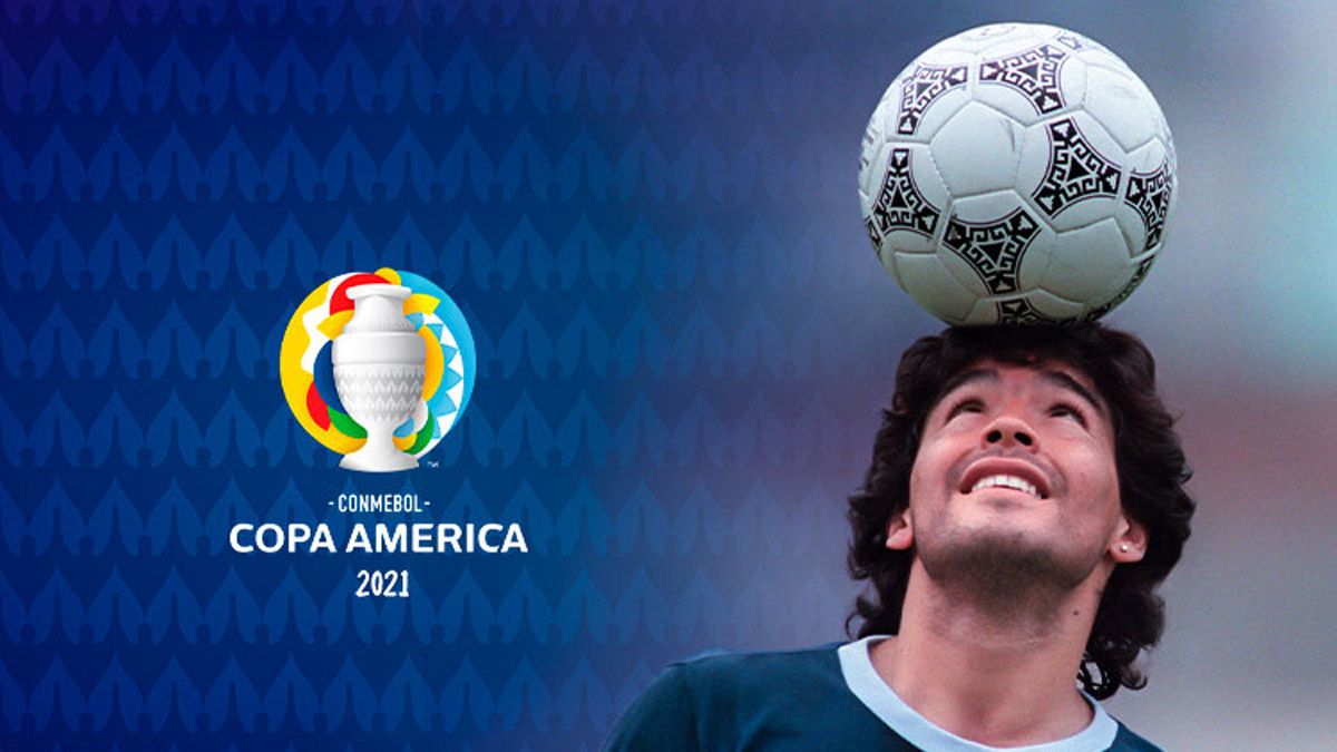 Diego Maradona tuvo su homenaje en la Copa América 2021