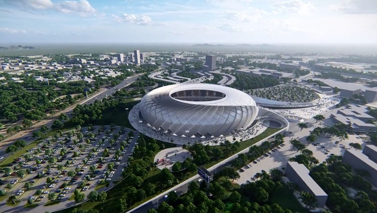 China construye el estadio de fútbol más avanzado de América Latina: una construcción que supera al Maracaná