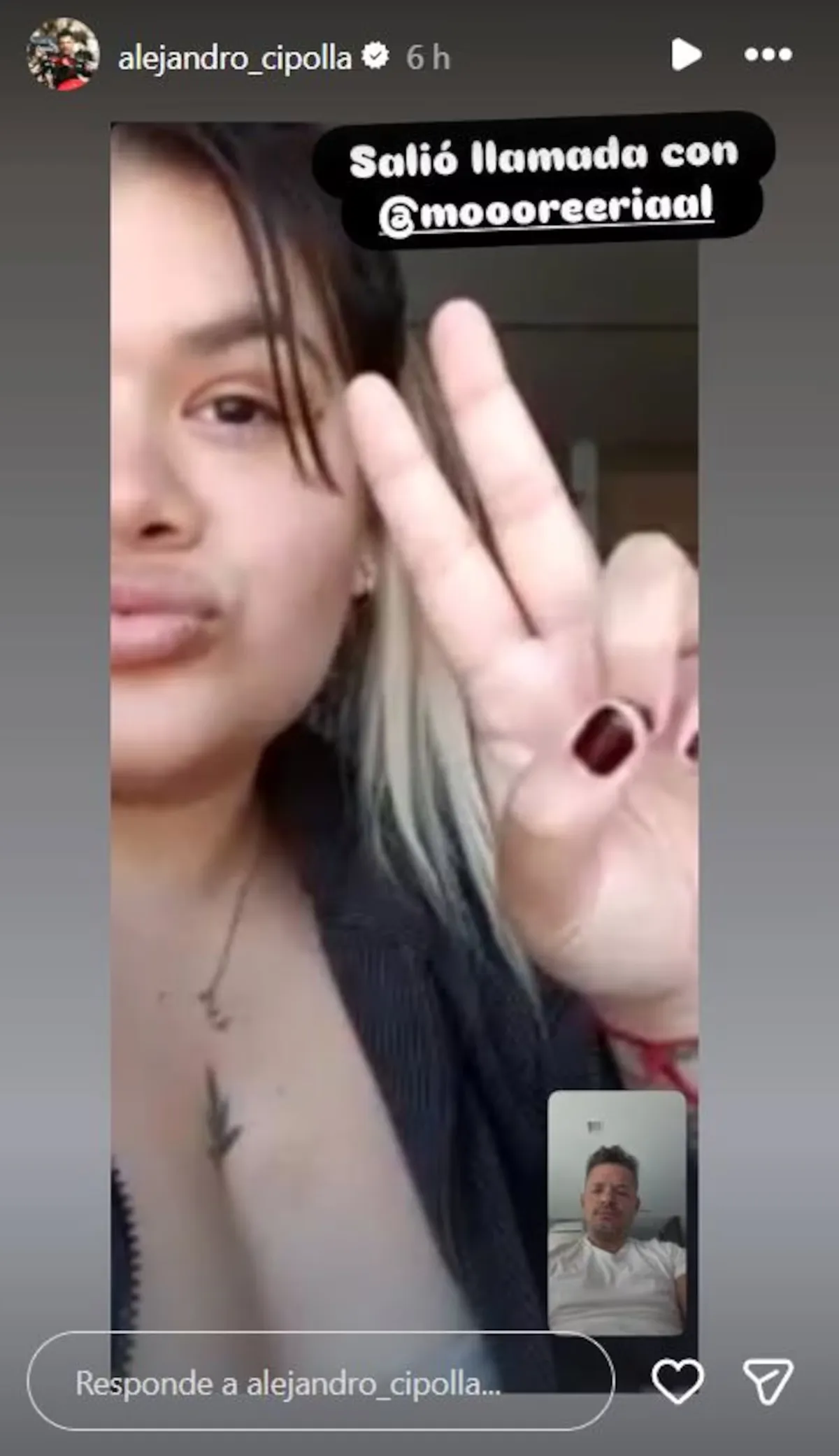 La foto de Morena Rial tras las rejas. La foto de Morena Rial tras las rejas.