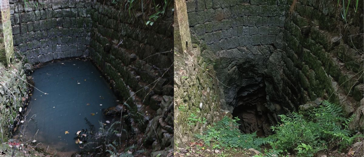 La cueva tenía mucha contaminación industrial.