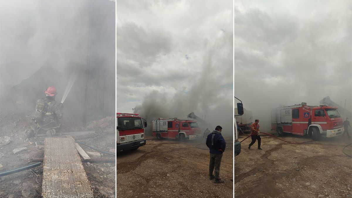 Al lugar llegaron bomberos de distintas jurisdicciones. Al lugar llegaron bomberos de distintas jurisdicciones.