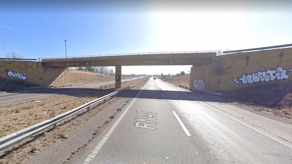 La víctima de 34 años fue atropellada en Acceso Sur y Quintana, en Luján.