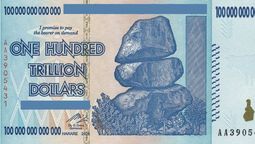 El país con el billete de mayor denominación del mundo: vale 100 trillones de dólares