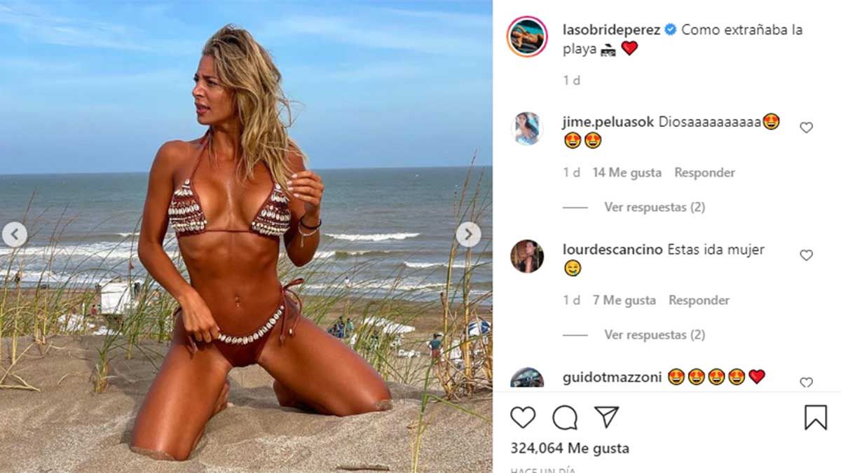 Sol Pérez la rompió en el comienzo de año