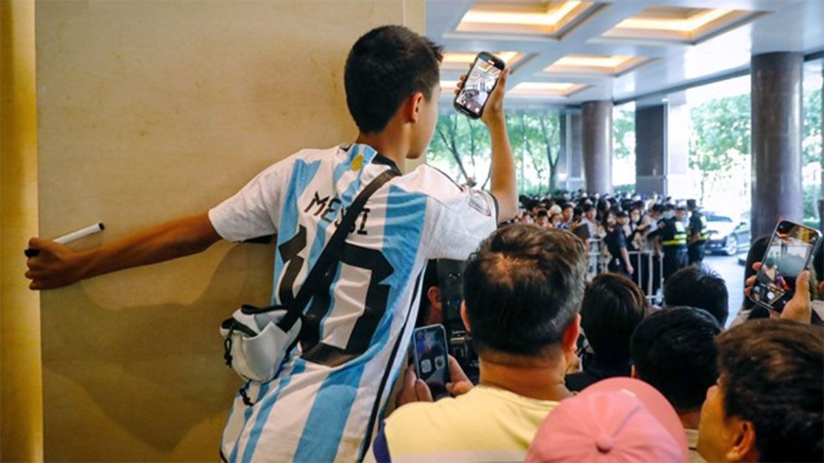 La Selección argentina generó un caos en China.
