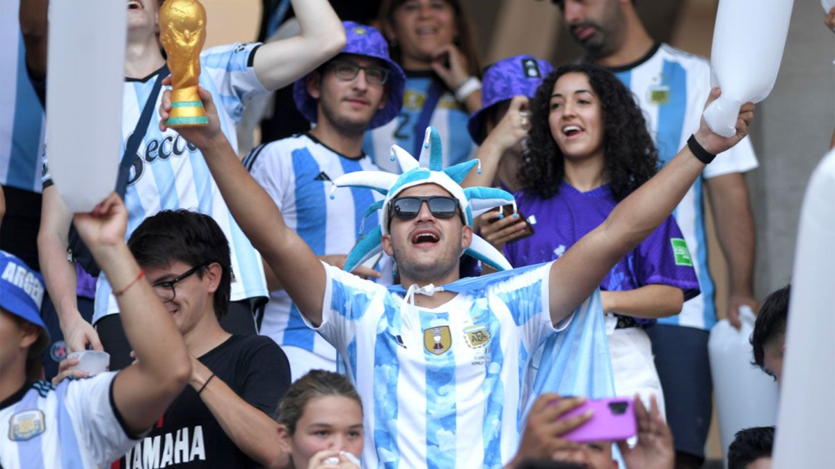 La fiesta de la Selección argentina en Santiago del Estero