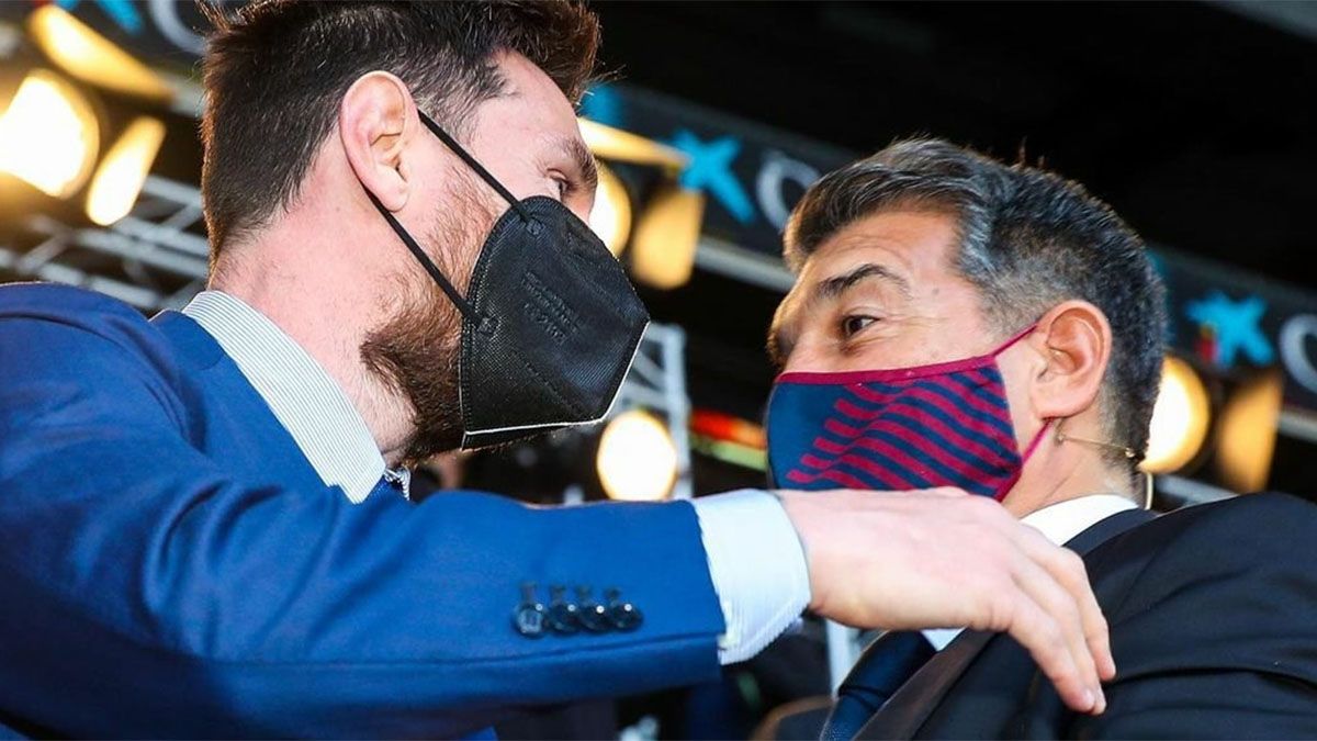 La relación entre Messi y Laporta no es la mejor.