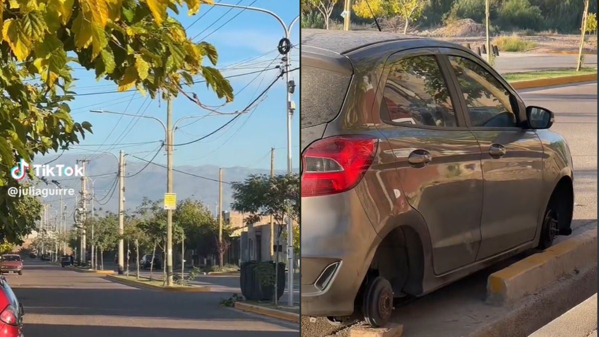 Una chica salió a ver su auto en las calles de Mendoza y encontró lo peor