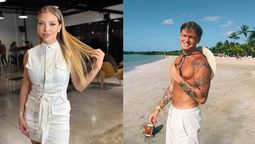 Evangelina Anderson se msotró en bikini e Ian Lucas no se pudo contener.
