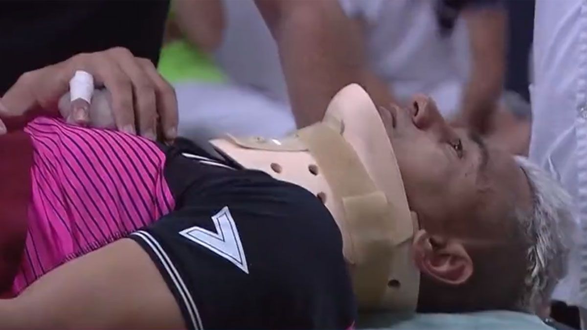 Brian Olivera fue el principal perjudicado en el suspendido partido entre Gimnasia y Esgrima y Quilmes, por el Reducido de la Primera Nacional.