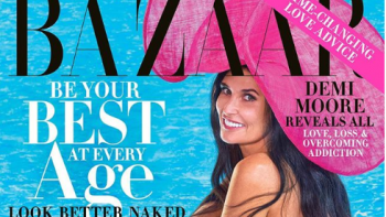 Furor por la portada de Demi Moore desnuda a los 56 años