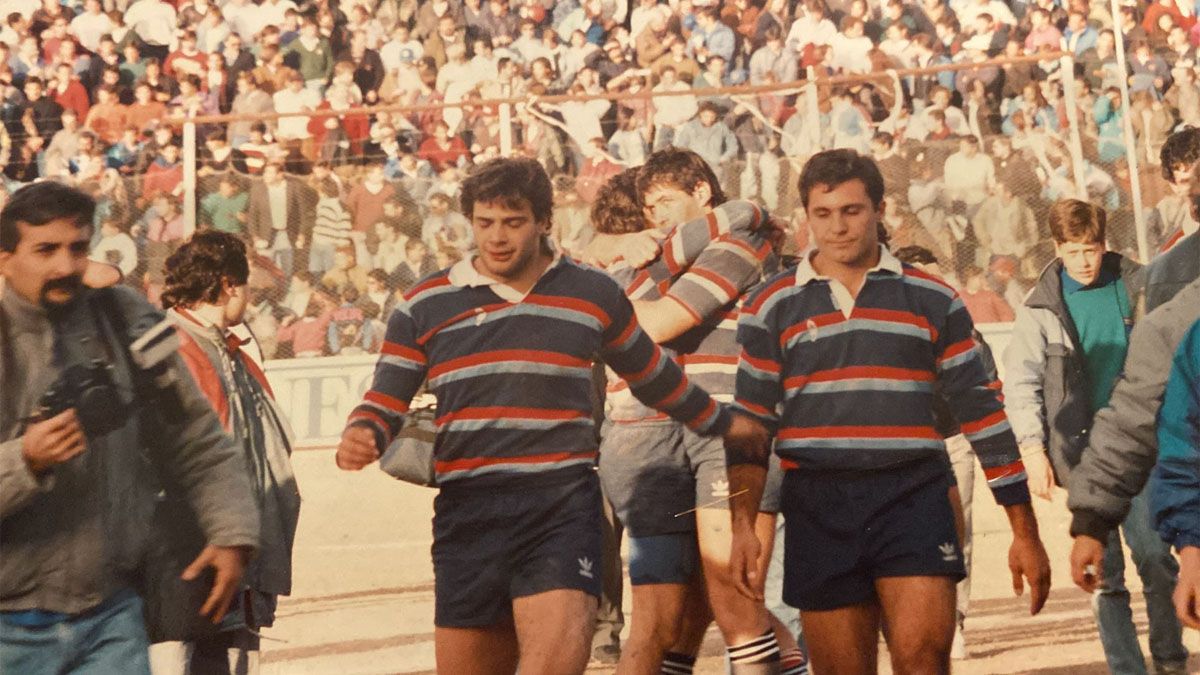 Pablo Cremaschi y Matías Roby tras la gran victoria del seleccionado de la Unión de Rugby de Cuyo ante Francia