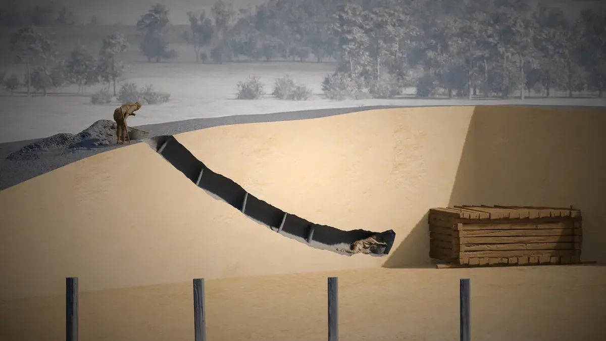 La tumba ya había sido saqueada. La tumba ya había sido saqueada.