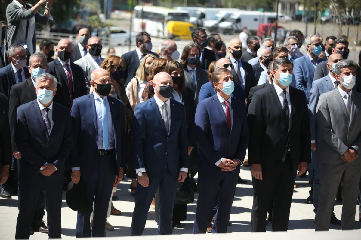 La inauguración del Polo Judicial fue una vidriera política 